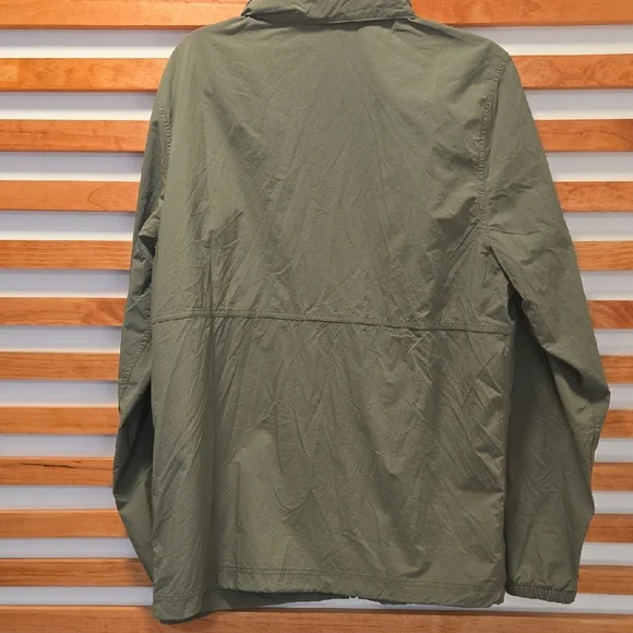 L.L.Bean Men’s Lightweight Jacket Olive Green L Tall Full Zip‎ - Picture 3 of 5
